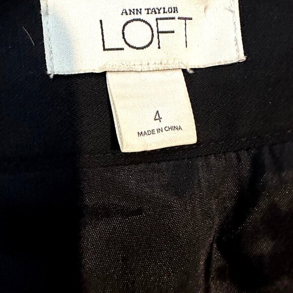 Dark Academia Black Gold Embroidery Skirt Size 4 A-line Side Zip Whimsy Preppy - Picture 8 of 9